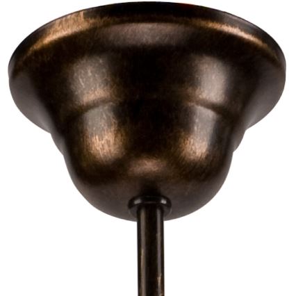 Láncos csillár RETRO II 5xE27/60W/230V fekete patina