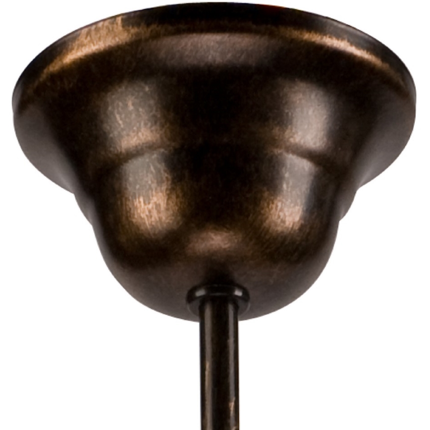 Láncos csillár RETRO II 5xE27/60W/230V fekete patina