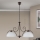 Láncos csillár RULA 2xE27/40W/230V fehér/bronz