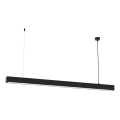 Láncos lámpa LUNGO T8 1xG13/18W/230V fekete