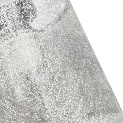 Láncra akasztható ROSA csillár 3xE27/60W/230V, fekete/szürke