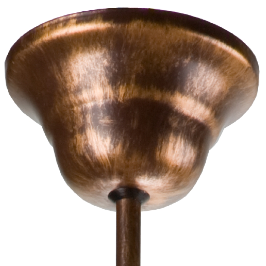 Láncra függesztett RETRO II csillár 5xE27/60W/230V, patinás bronz