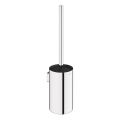 LAUFEN H3840610040001 - Falra szerelhető WC-kefe NIARA, fényes króm