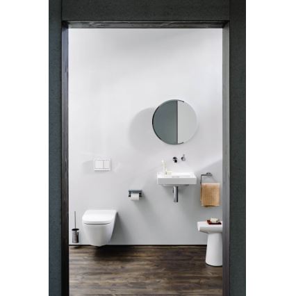 LAUFEN H3840610040001 - Falra szerelhető WC-kefe NIARA, fényes króm