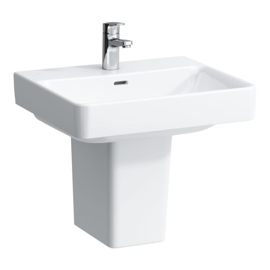 LAUFEN H8109620001041 - PRO ráépíthető/falra szerelhető mosdó 55x46,5 cm, kerámia, fehér