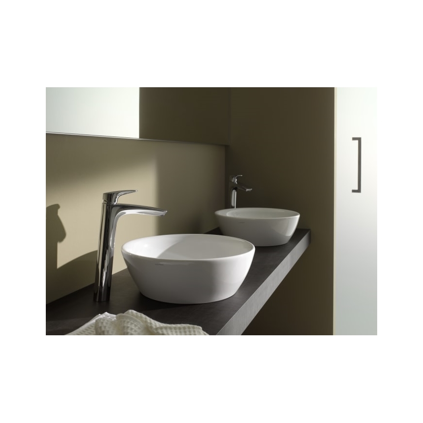 LAUFEN H8129620001091 - PRO ráépíthető mosdó, Ø 42 cm, kerámia/fehér
