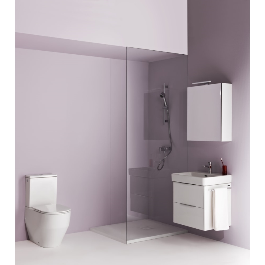 LAUFEN H8299520009721 - PRO öblítőtartály, oldalsó bekötés, kerámia/fehér