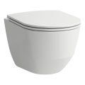 LAUFEN H8669550000001 - Falra szerelhető WC PRO, kerámia/fehér + SoftClose PRO WC-ülőke, duroplast/fehér