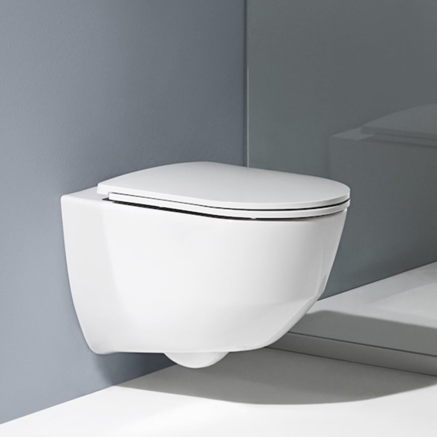 LAUFEN H8669550000001 - Falra szerelhető WC PRO, kerámia/fehér + SoftClose PRO WC-ülőke, duroplast/fehér