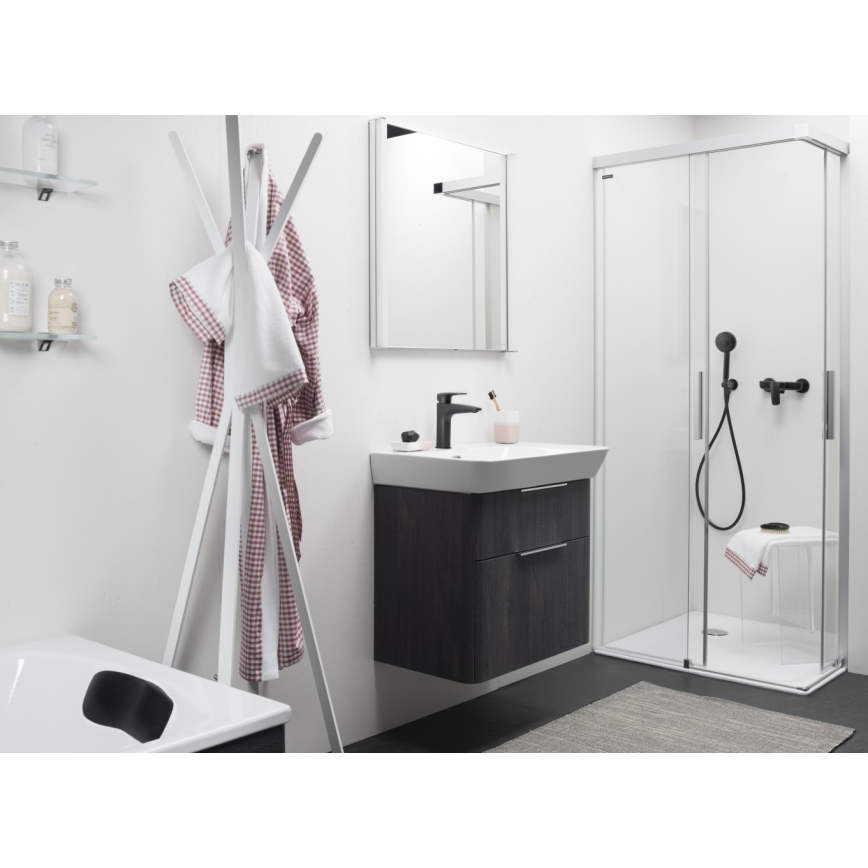 LAUFEN HF500702428000 - LAURIN mosdócsaptelep 16,2 cm matt titán fekete