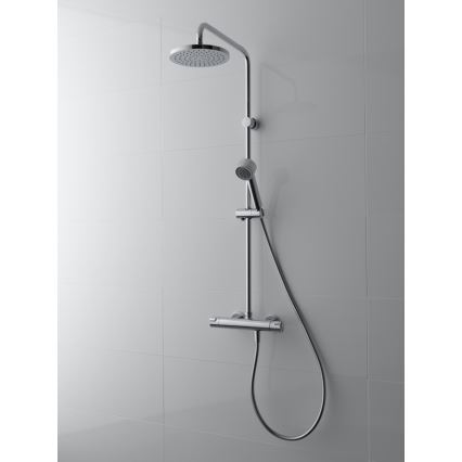 LAUFEN HF500957100600 - Zuhanyszett termosztátos CITYPRO csapteleppel, fényes króm