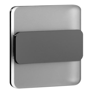 LDST DU-01-SC-BZ8 - DUO lépcsővilágító lámpa 8xLED/1,2W/230V szürke