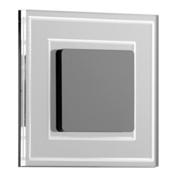 LDST KE-01-CB-BZ8 - LED lépcsővilágítás KELLY 8xLED/1,2W/230V fényes fekete 6500K
