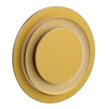 LDST LI-01-SZ-BC8 - LED Lépcsőmegvilágító LILI 8xLED/1,2W/230V arany 3500K