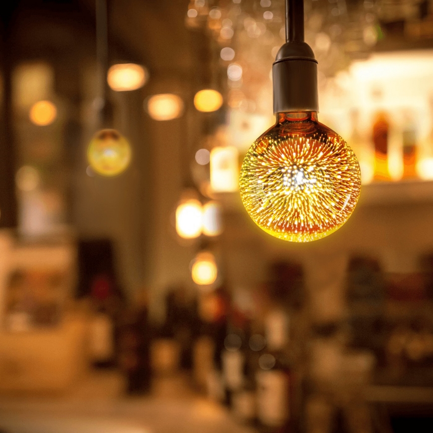 LED 3D dekoratív izzó E27/2W/230V - Aigostar