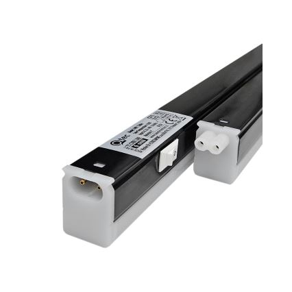 LED alá szerelhető lámpa TUBE LED/14W/230V 90 cm fekete