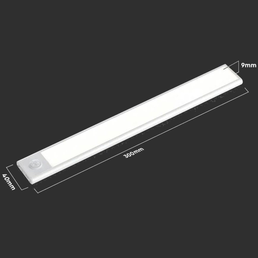 LED alatti világítás érzékelővel LED/1,5W/5V 1500 mAh 4000K