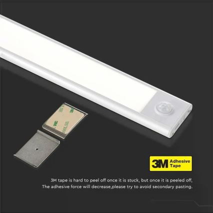 LED alatti világítás érzékelővel LED/1,5W/5V 3000K 1500 mAh
