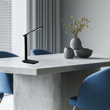 LED állítható fényerejű asztali lámpa POST LED/5W/5V 3000-6500K fekete