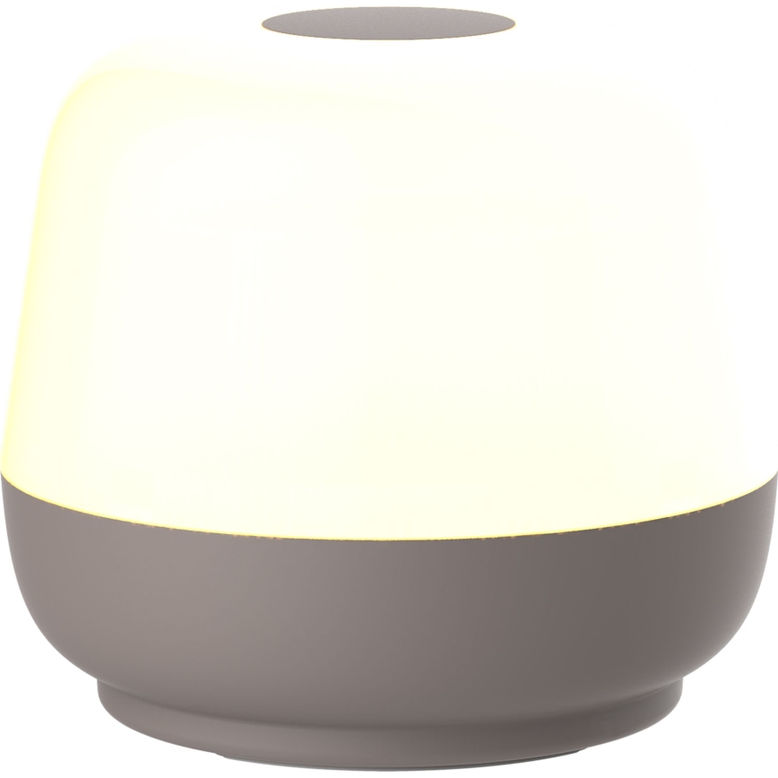 LED állítható fényerejű érintős kültéri asztali lámpa SAMBA LED/1,2W/5V USB 1200 mAh IP44 szürke