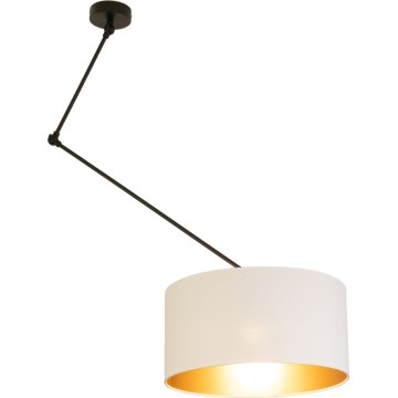 LED állítható csillár rúddal GORTA 1xE27/60W/230V fehér/arany