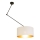 LED állítható csillár rúddal GORTA 1xE27/60W/230V fehér/arany