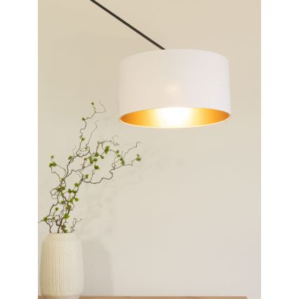 LED állítható csillár rúddal GORTA 1xE27/60W/230V fehér/arany