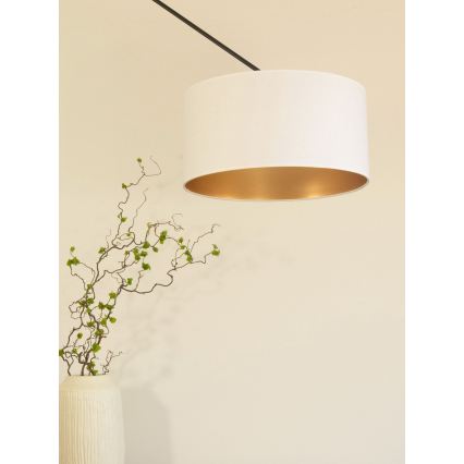 LED állítható csillár rúddal GORTA 1xE27/60W/230V fehér/arany