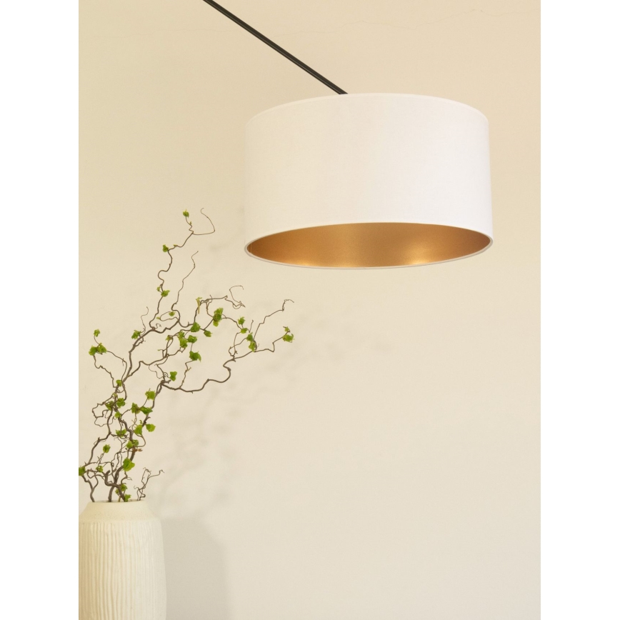 LED állítható csillár rúddal GORTA 1xE27/60W/230V fehér/arany