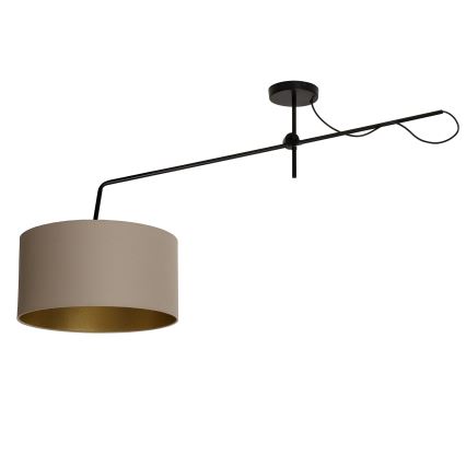 LED állítható felületre szerelhető csillár VENICE 1xE27/60W/230V bézs/arany