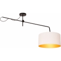 LED állítható, felületre szerelhető csillár VENICE 1xE27/60W/230V fehér/arany