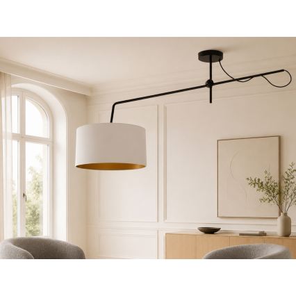 LED állítható, felületre szerelhető csillár VENICE 1xE27/60W/230V fehér/arany