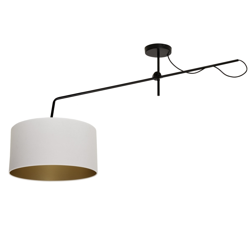 LED állítható, felületre szerelhető csillár VENICE 1xE27/60W/230V fehér/arany