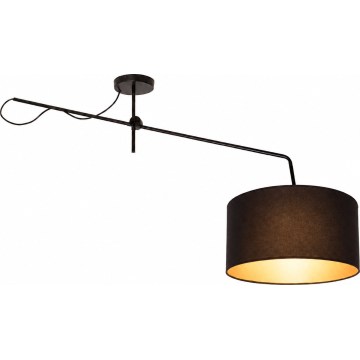 LED állítható felületre szerelhető csillár VENICE 1xE27/60W/230V fekete/arany