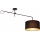 LED állítható felületre szerelhető csillár VENICE 1xE27/60W/230V fekete/arany