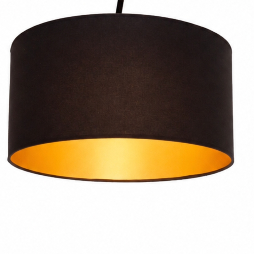 LED állítható felületre szerelhető csillár VENICE 1xE27/60W/230V fekete/arany