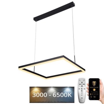 LED állítható fényerejű csillár kábelen LED/55W/230V 3000-6500K + távirányítóval