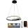 LED állítható fényerejű csillár kábelen LED/65W/230V 3000-6500K átm. 56 cm + távirányító