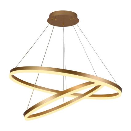 LED Fényerőszabályzós csillár kábellel LED/100W/230V 3000-6500K átm. 80 cm + távirányító