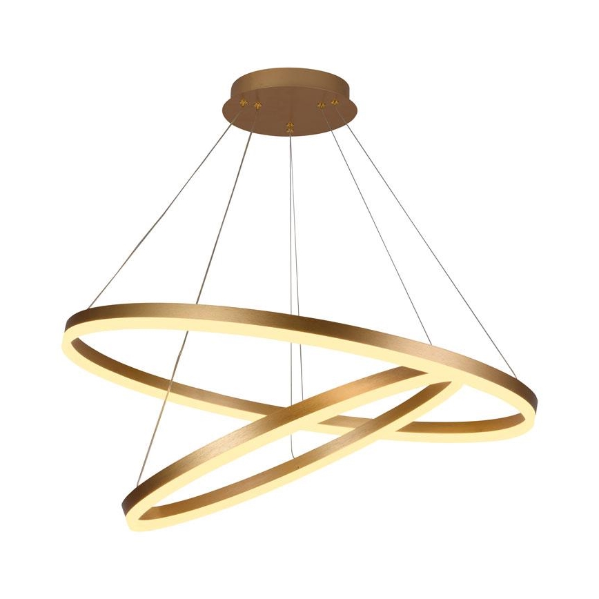 LED Fényerőszabályzós csillár kábellel LED/100W/230V 3000-6500K átm. 80 cm + távirányító