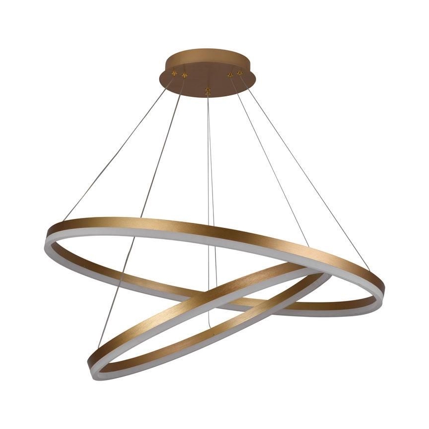 LED Fényerőszabályzós csillár kábellel LED/100W/230V 3000-6500K átm. 80 cm + távirányító