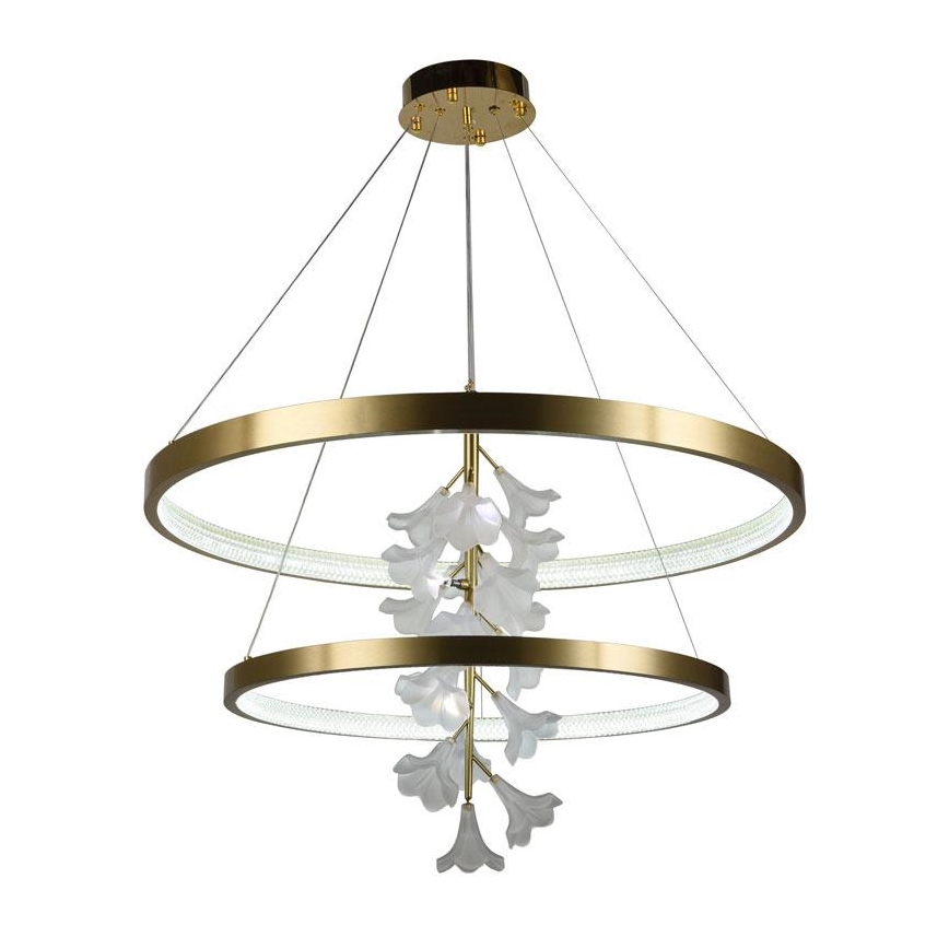 LED Fényerőszabályzós csillár kábellel LED/100W/230V 3000-6500K + távirányító