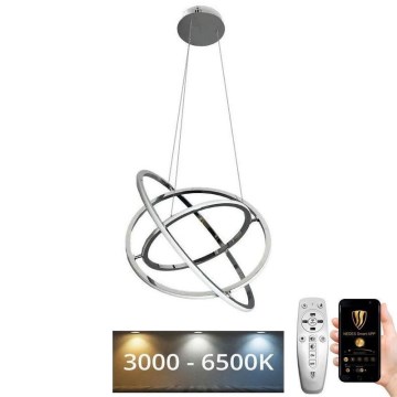 LED állítható fényerejű csillár kábellel LED/105W/230V 3000-6500K átm. 60 cm + távirányító