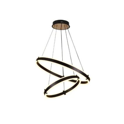 LED Fényerőszabályzós csillár kábelre szerelve LED/140W/230V 3000-6500K átm. 60 cm + távirányító