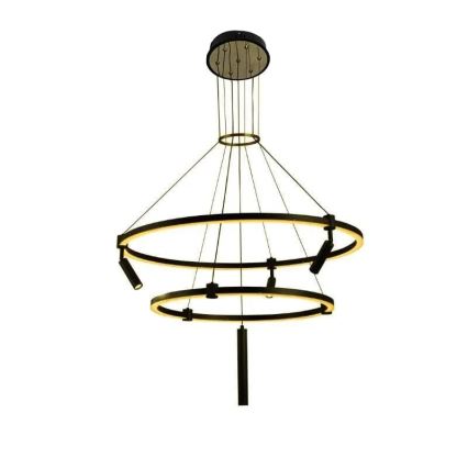 LED Fényerőszabályzós csillár kábellel LED/140W/230V 3000-6500K + távirányító