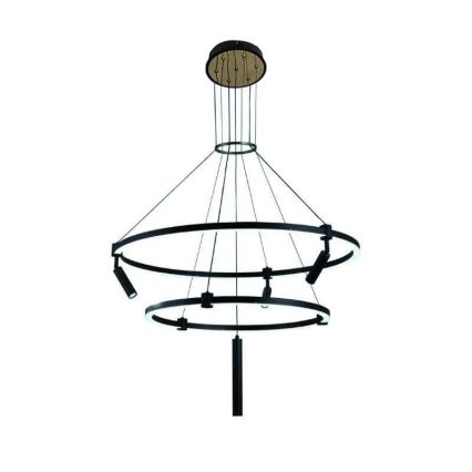 LED Fényerőszabályzós csillár kábellel LED/140W/230V 3000-6500K + távirányító