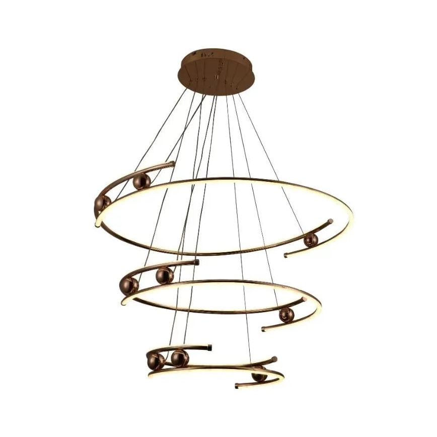 LED Fényerőszabályzós csillár kábellel LED/170W/230V 3000-6500K átm. 80 cm + távirányító