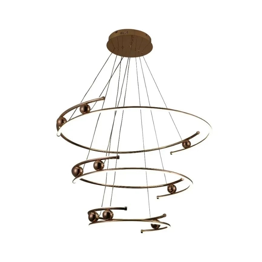 LED Fényerőszabályzós csillár kábellel LED/170W/230V 3000-6500K átm. 80 cm + távirányító