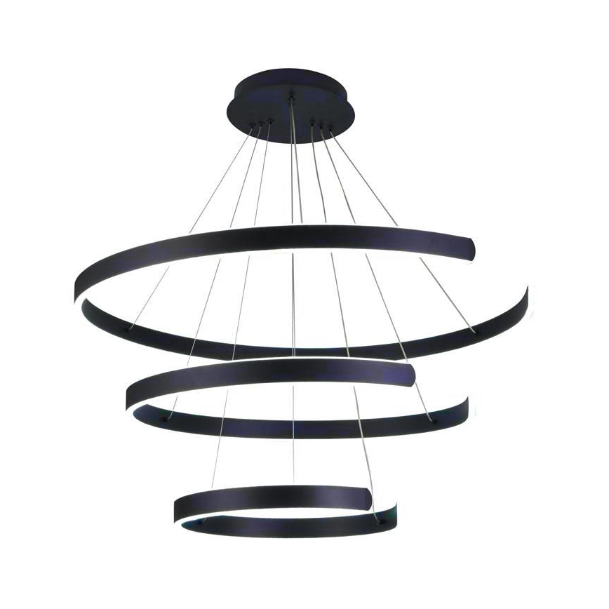 LED Fényerőszabályzós csillár kábellel LED/220W/230V 3000-6500K átm. 80 cm + távirányító