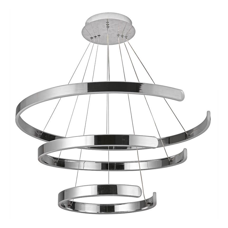 LED Fényerőszabályzós csillár kábellel LED/220W/230V 3000-6500K átm. 80 cm + távirányító